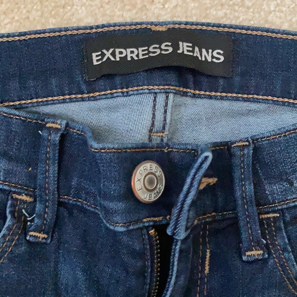 Mid rise express jean jeggings